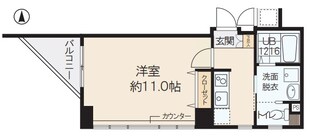 ルーセントオーデン難波の物件間取画像